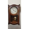 pendule murale musicale quartz en bois